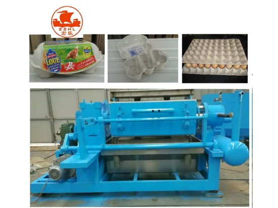 종이 계란 트레이 만드는 기계, 시간당 1000pcs, 골판지 계란 트레이 생산 라인
